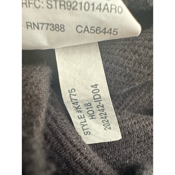 Texture & Thread Madewell Black Knit Tie Front Crop Top XS K4775 Y2K - Picture 9 of 9